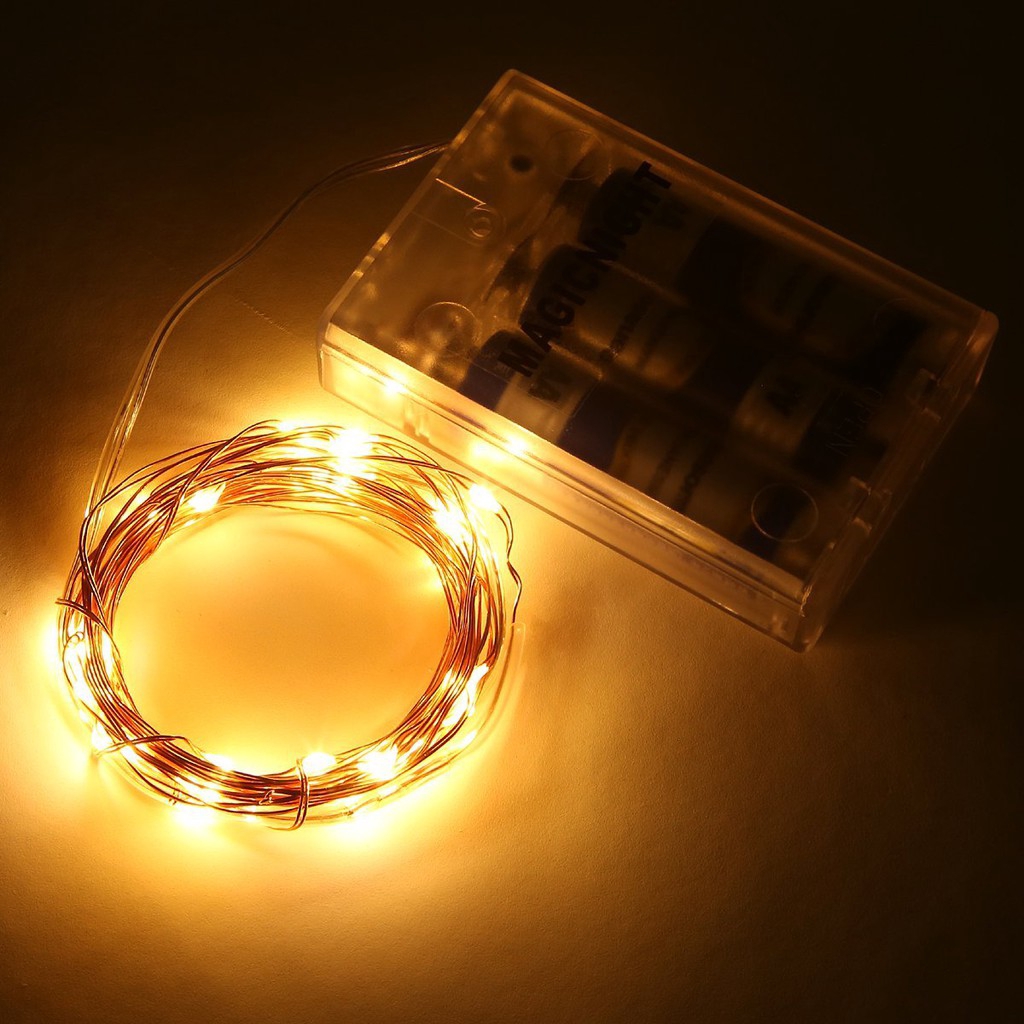 Fairy lights 5M 10M string lights 50LED 100LED battery-powered wedding Mga Christmas party holiday lights