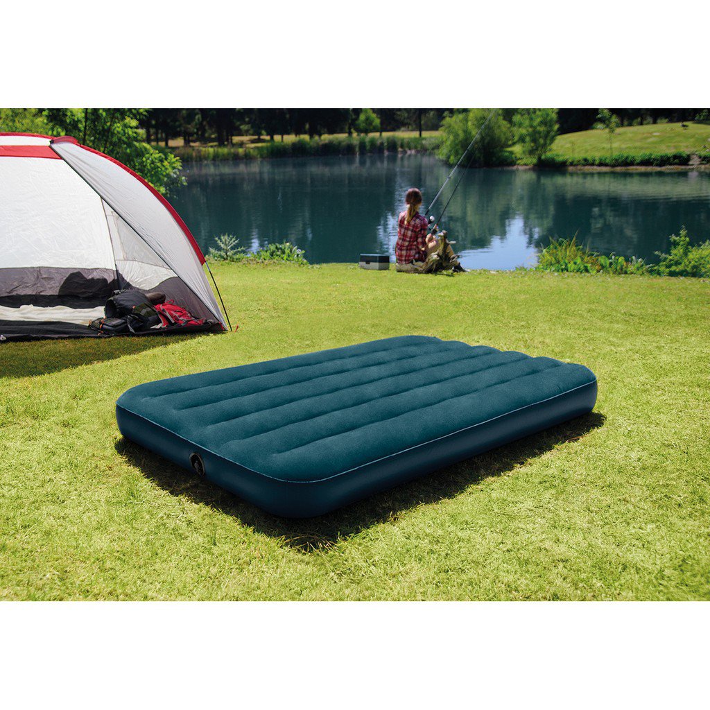 INTEX Inflatable Air Bed Single Queen King Air Pump Mattress Katil