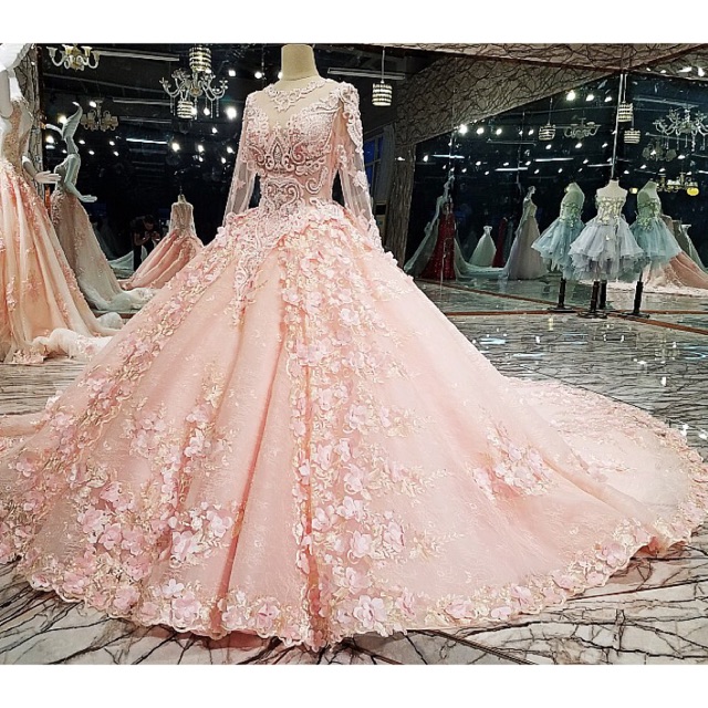 gown for debut pink