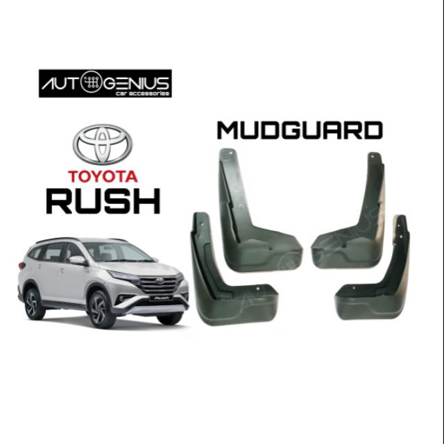 toyota rush mudguard