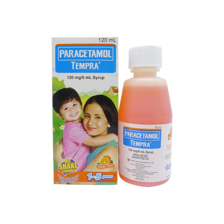 Tempra 1 - 5 years old Orange Flavor 120 mg / 5 ml 120 ml Syrup ...