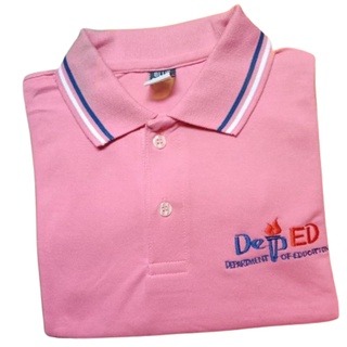 Polo Shirt with Embroidered DepEd Logo Blue Corner Unisex Wash Day Teachers Uniform Fashion Polo wit #7