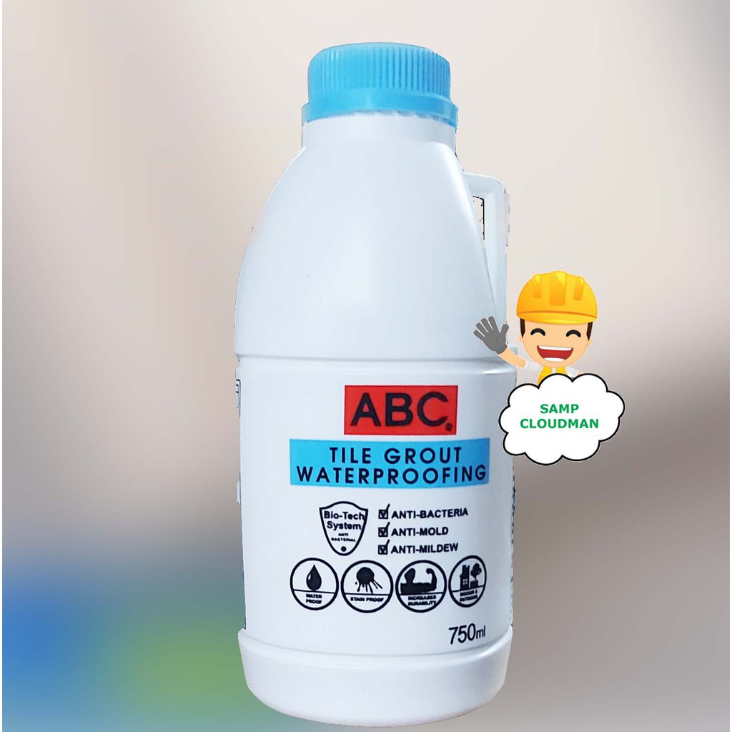 ABC Tile Grout Waterproofing 750ml with Biotech Water proof Grout