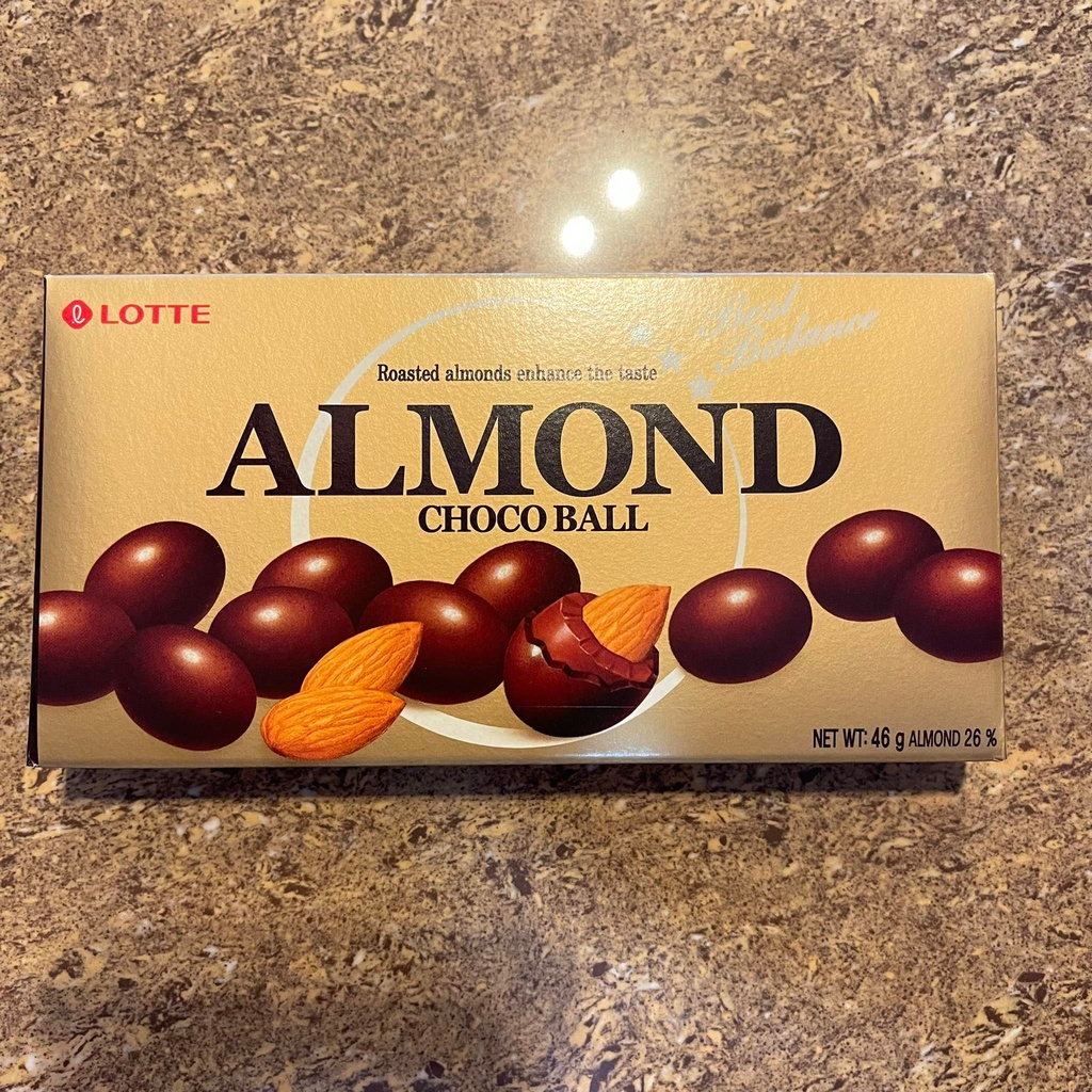 Lotte Almond Chocoball, 46g | Shopee Philippines