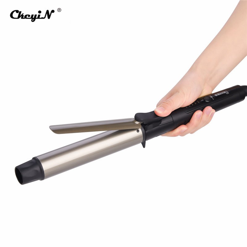 Rotating Twist Curling Wand Curler Iron For Long Short Hair