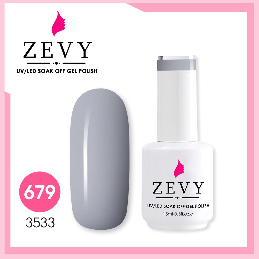 Zevy UV/LED Soak OFF Gel Polish 15ml 