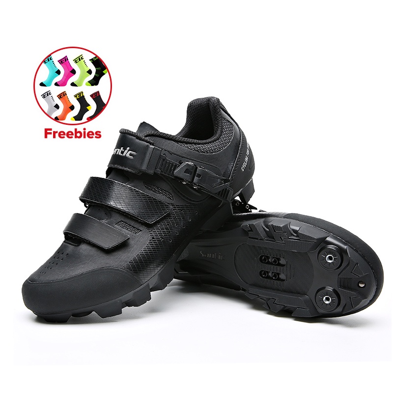 Santic MTB Shoes SPD Compatible Cycling Shoes Bicycle Mountain Lock