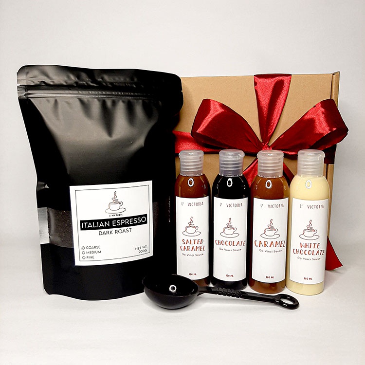 Coffee Gift Set (Ground Coffee & Coffee Sauce) Shopee Philippines