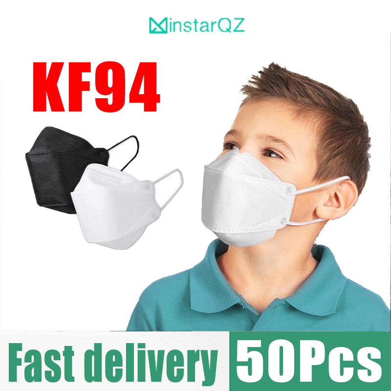 MinstarQZ 50Pcs KF94 Kids for kids Kf94 Mask Original 50 Pcs Fda
