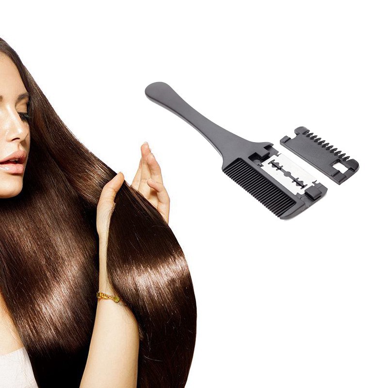 Professional Hair Razor Comb Cutting Thinning Comb Diy Trimmer