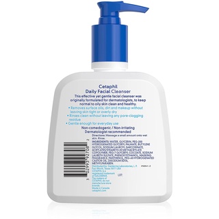 Cetaphil Daily Facial Cleanser for Normal to Oily Skin, Gentle Face Wash for Sensitive Skin #4