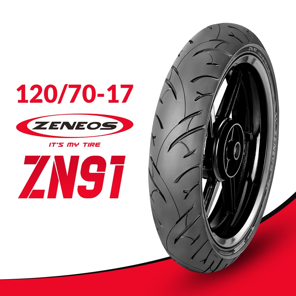 Zeneos ZN91 1207017 Tubeless Motorcycle Tires Honda CB150R, Honda