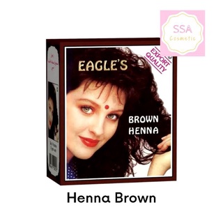 Henna EAGLE'S HAIR Color BLACK, BROWN, BURGUNDY 10x6 Packs/BOX #4