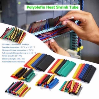 164pcs Set Polyolefin Shrinking Assorted Heat Shrink Tube Wire Cable Insulated Sleeving #5