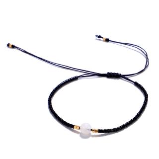 Bravekiss Pura Vida Beads Bracelet Woven Gemstone Bracelets Women