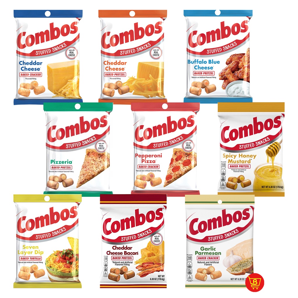 COMBOS Stuffed Snacks 178.6g (Different Flavors Available) | Shopee