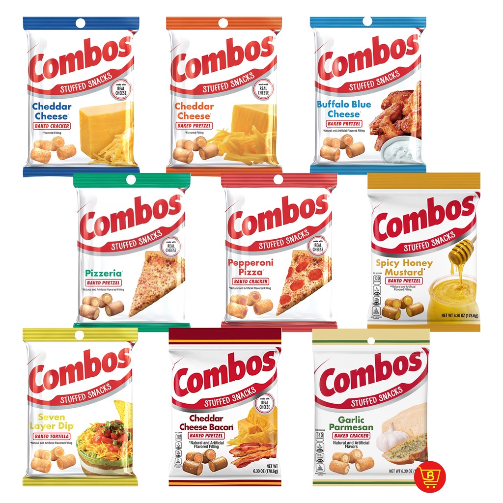 COMBOS Stuffed Snacks 178.6g (Different Flavors Available) | Shopee ...