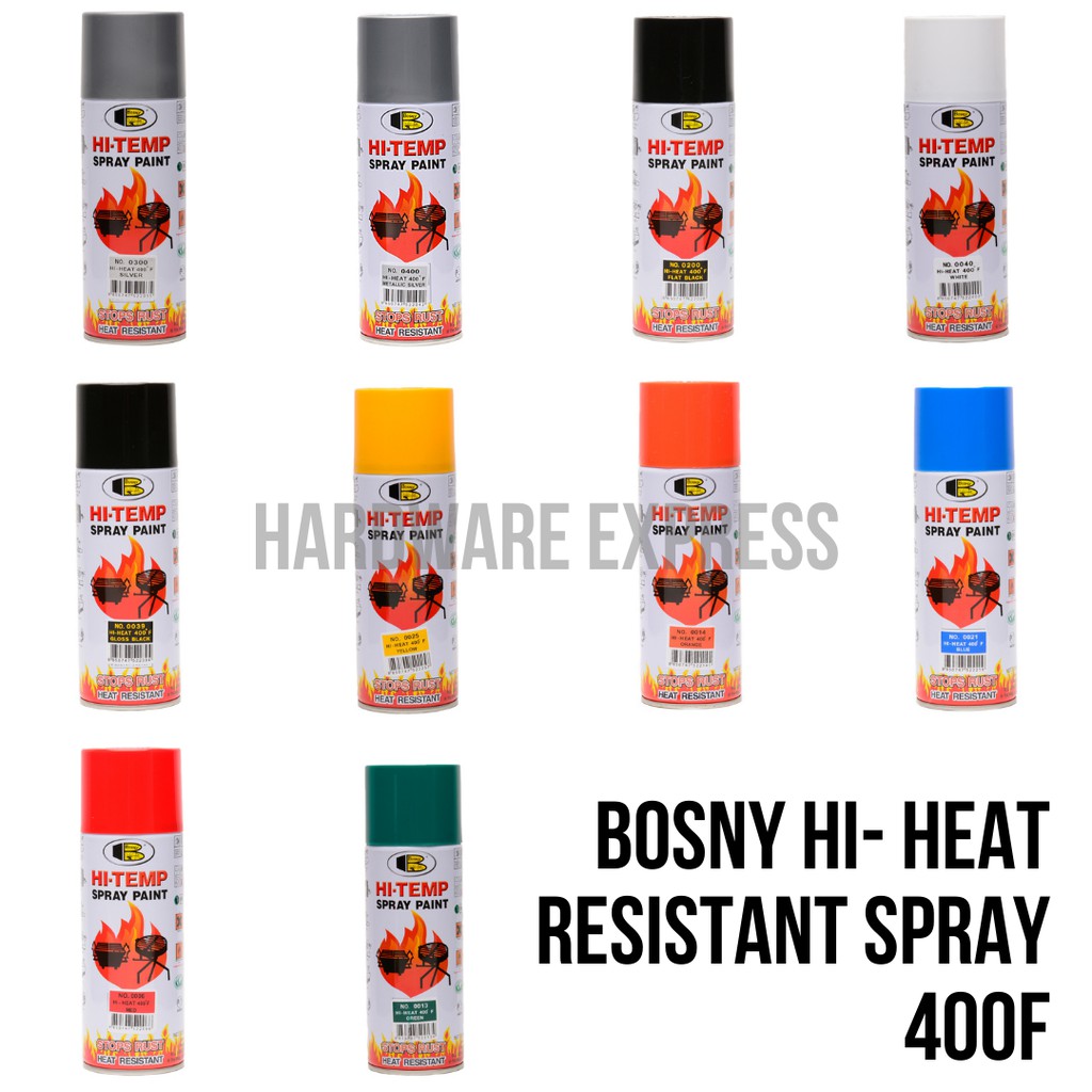 BOSNY HiHeat Resistant 400F Spray Paint Shopee Philippines