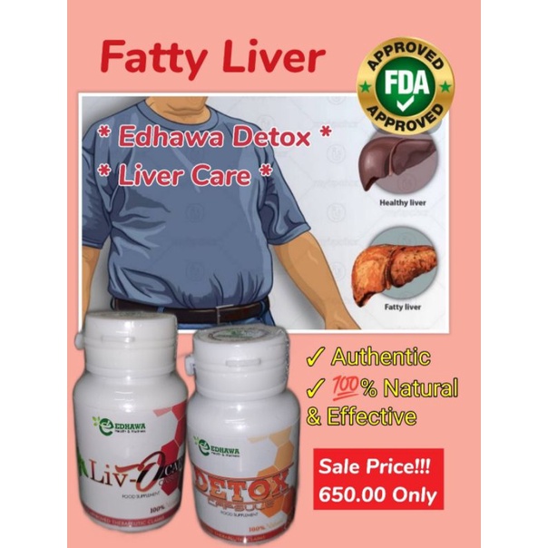 Fatty Liver Herbal Sets Edhawa Detox & Liver CareFDA ApprovedNatural