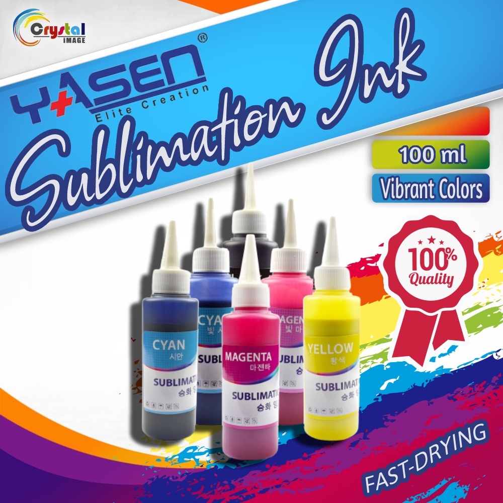 Sublimation Ink Yasen Brand 100ml For Epson Printers Hi Quality Ink For Sublimation Vibrant 6870