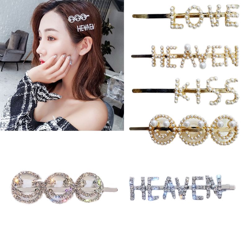 diamond hair clips