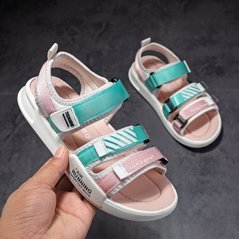 girls open toe shoes
