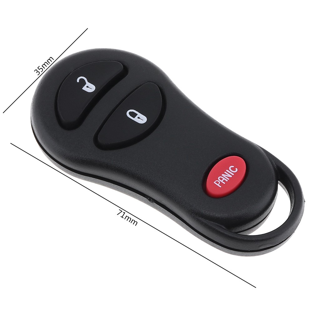 Replacement Keyless Entry Remote Key Fob for Jeep Chrysler Dodge GQ43VT17T