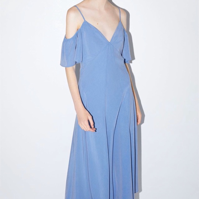 zara cold shoulder dress