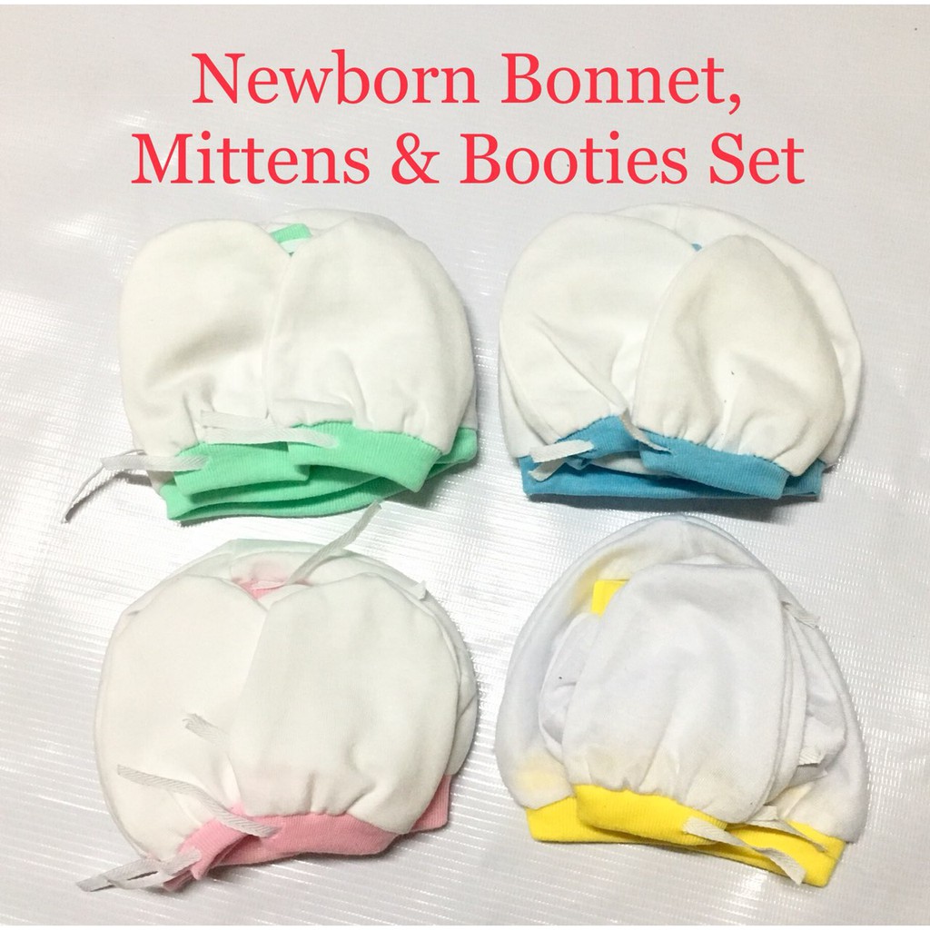 mittens and booties for newborn