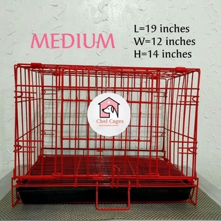 (MEDIUM)Collapsible Cage / Foldable / Dog / Cat / Rabbit with FREE POOPTRAY