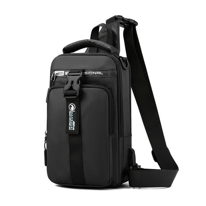 Unisex 3 Way Korean Style 4 Zipper Belt Bag Backpack Mutiple Pocket