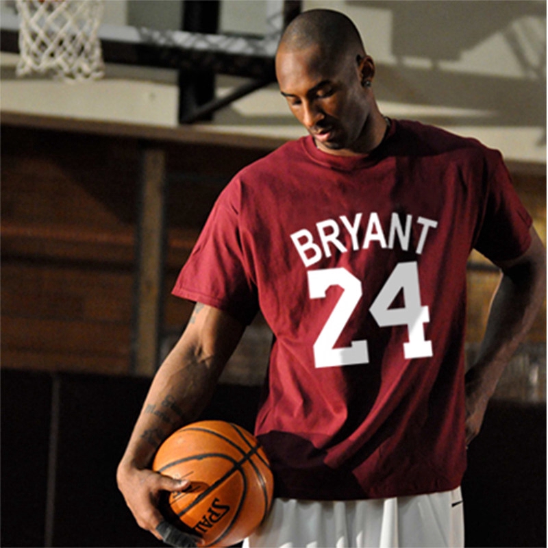 kobe bryant short sleeve jersey