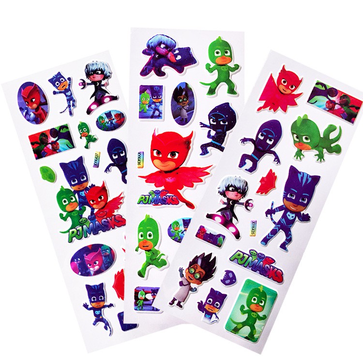 5pcs 10pcs 20pcs 3d Kids Cartoon Stickers Anime Pj Masks Waterproof Sticker Books Stationery Boxes Decoration Shopee Philippines I'm a fanfiction author and youtuber from the uk. shopee