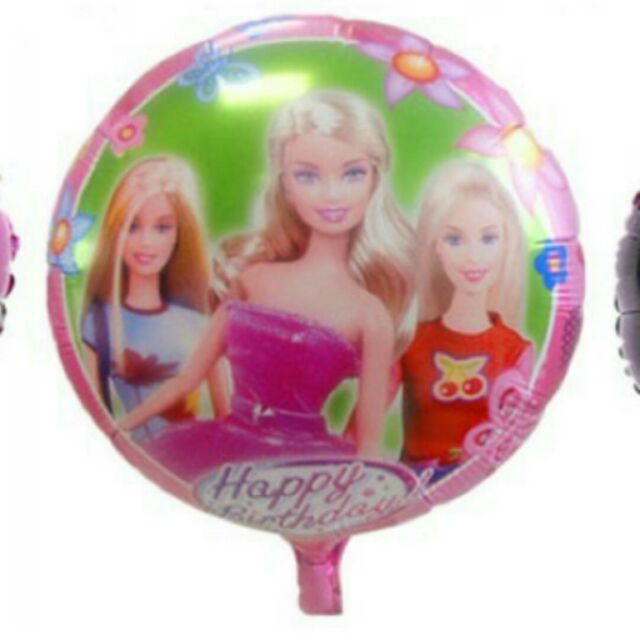 barbie foil balloon