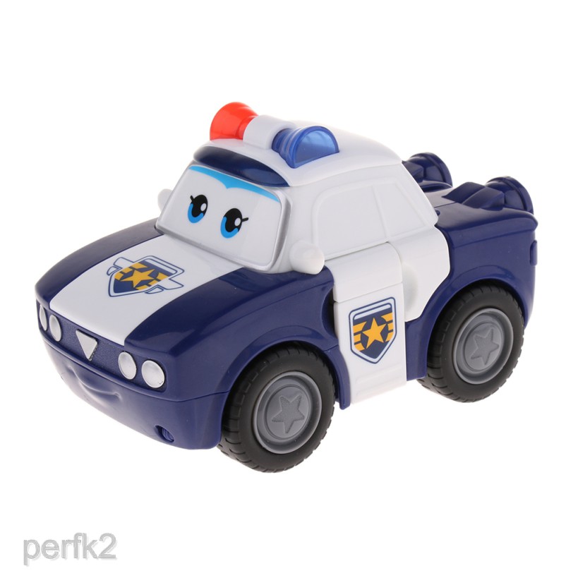 transforming police car toy