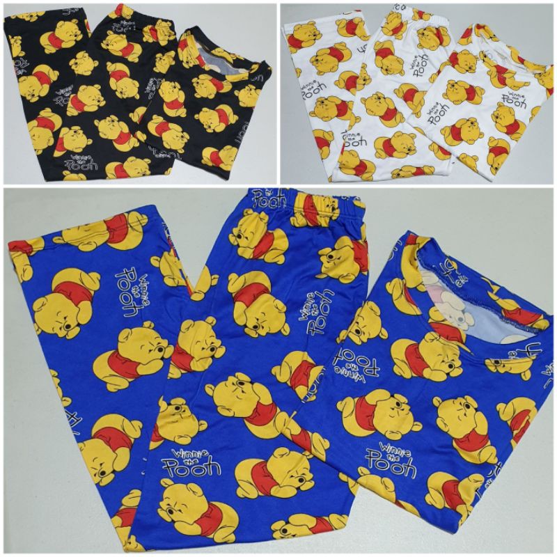 Winnie the Pooh Pajama Set Shopee Philippines