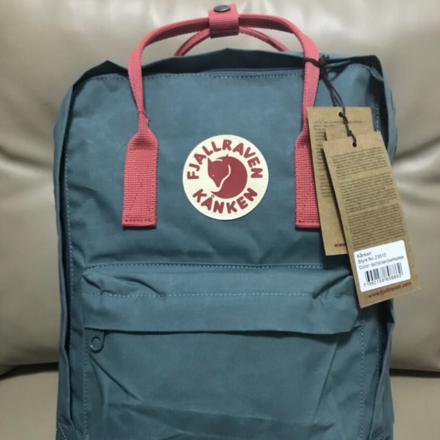 kanken blue and pink