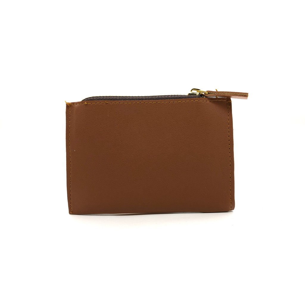 brown coin purse