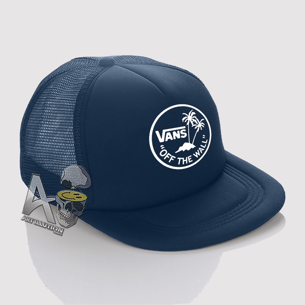 Distro Jaring Snapback Hats/Trucker Snapback Hats - Vans Of The Wall Beach Caps Latest Logo Models PREMIUM QUALITY ST011