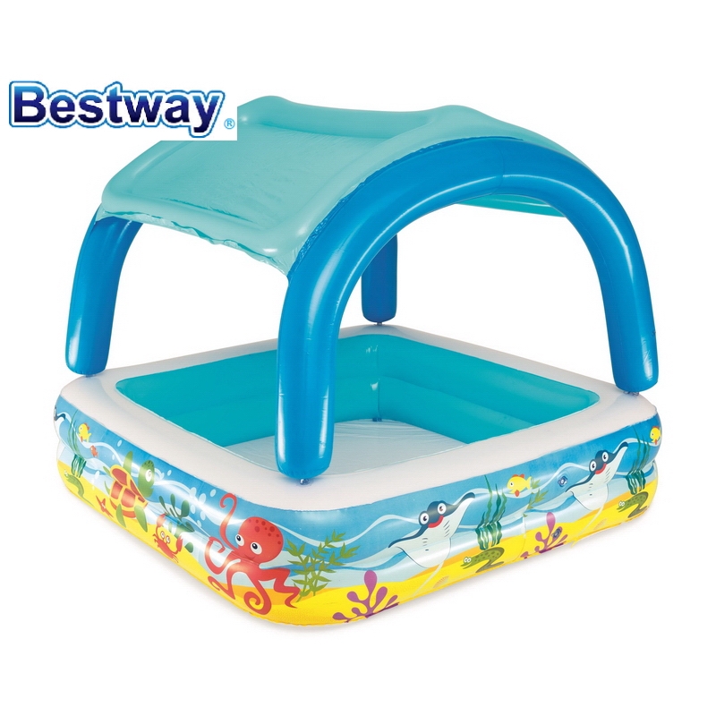 baby inflatable pool with canopy