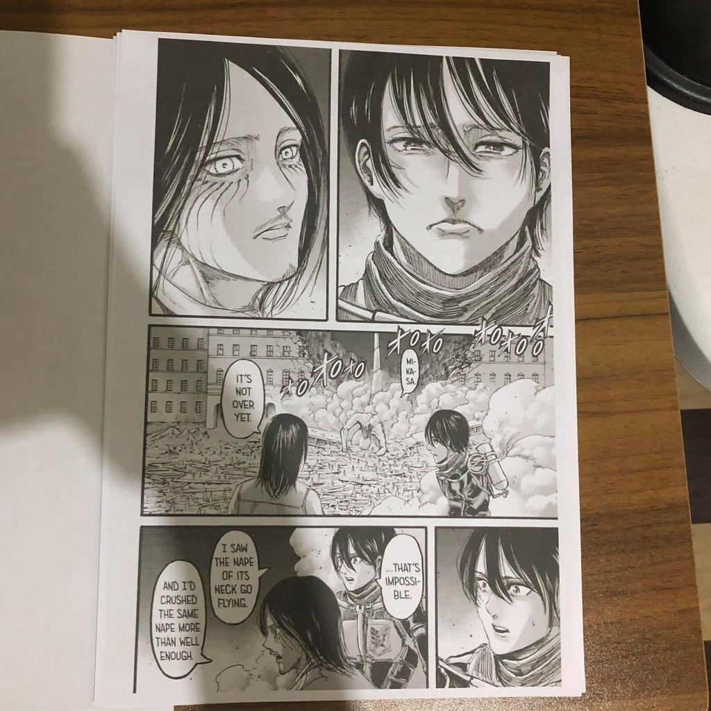 Attack On Titan Manga Panel Wall Shopee Philippines