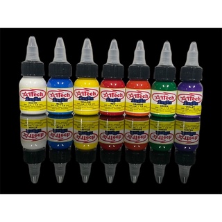 Artech Tattoo Ink 7 Colors Half Oz 15ml 