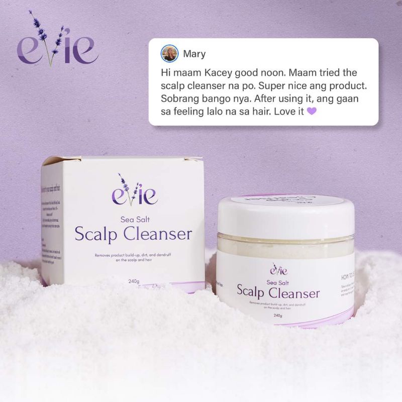 Evie's Sea Salt Scalp Cleanser Shopee Philippines