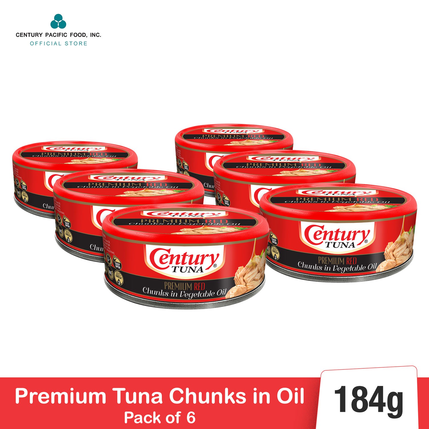 Century Tuna Chunks in Oil 184g Pack of 6 Shopee Philippines