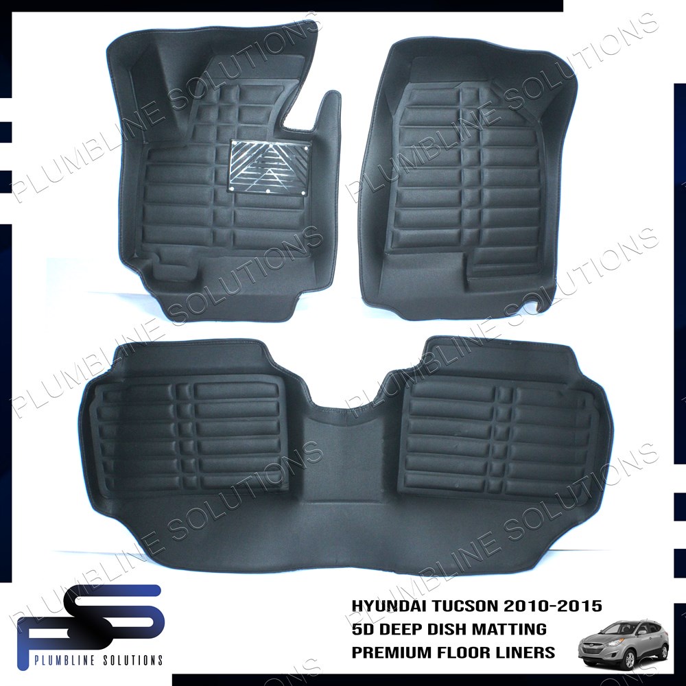 5D Car Deep Dish Matting for Hyundai Tucson 2010 - 2015 / Matting Floor ...