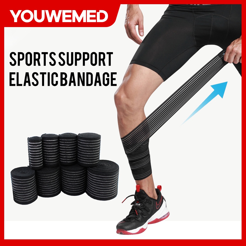 YOUWEMED 40200cm Sports Elastic Bandage Arm Wrist Support Bandage Ankle Sports Patch Prevent