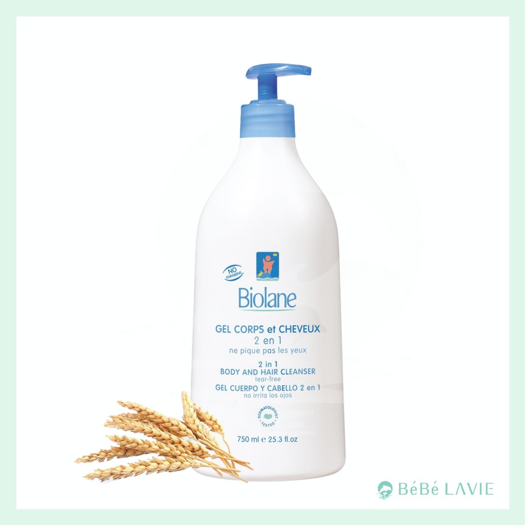 Bebe Lavie 750ml Biolane 2 In 1 Head To Toe Cleanser For Newborn Toddler Shampoo Body Wash S0002 Shopee Philippines