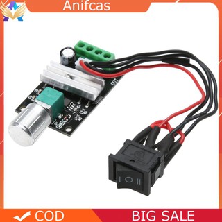 【Cash On Delivery】6V 12V 24V 3A PWM DC Motor Speed Controller Forward Reverse /w Switch #6