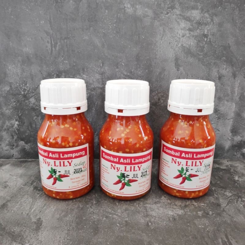 YG Qh Original Lampung ny lily/The Famous Lampung ny lily Sambal Exp August 2023 Shopee