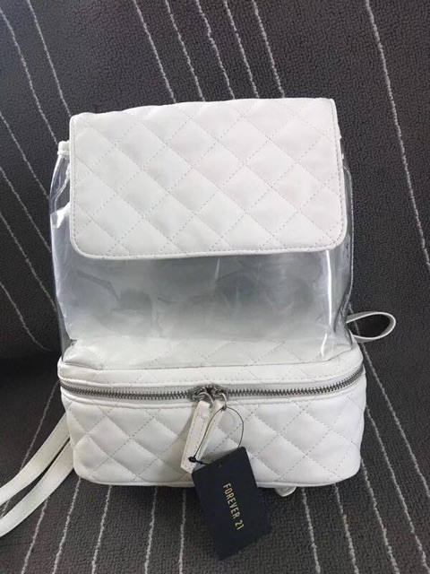 forever 21 transparent backpack